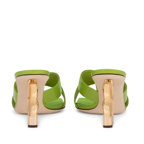 EUC Dolce & Gabbana Polished calfskin mules with 3.5 heel - Picture 2 of 14